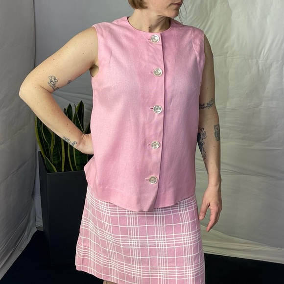 Vintage Baby Pink Two Piece Set - Picture 1 of 6